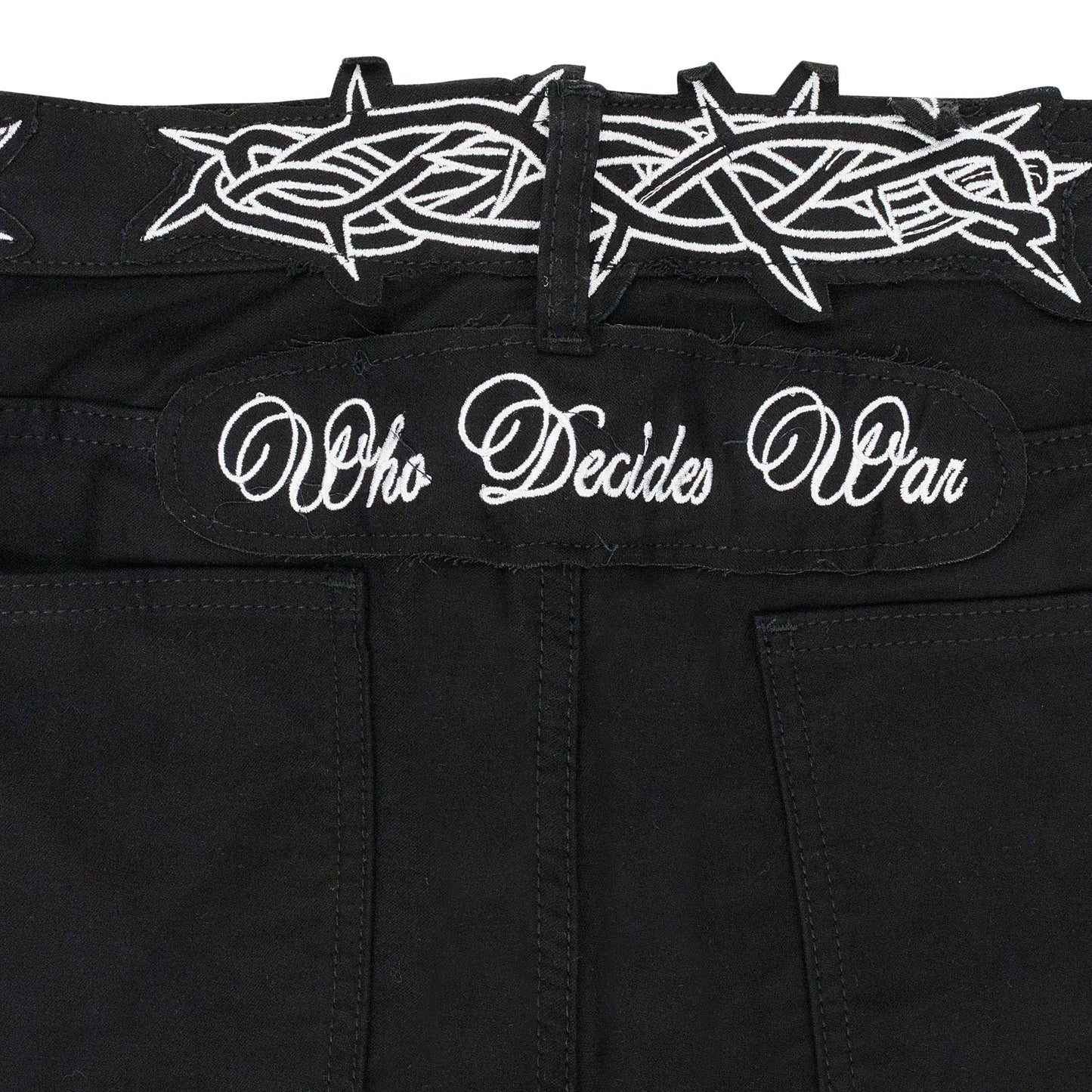BLACK THORNED DAY PANTS