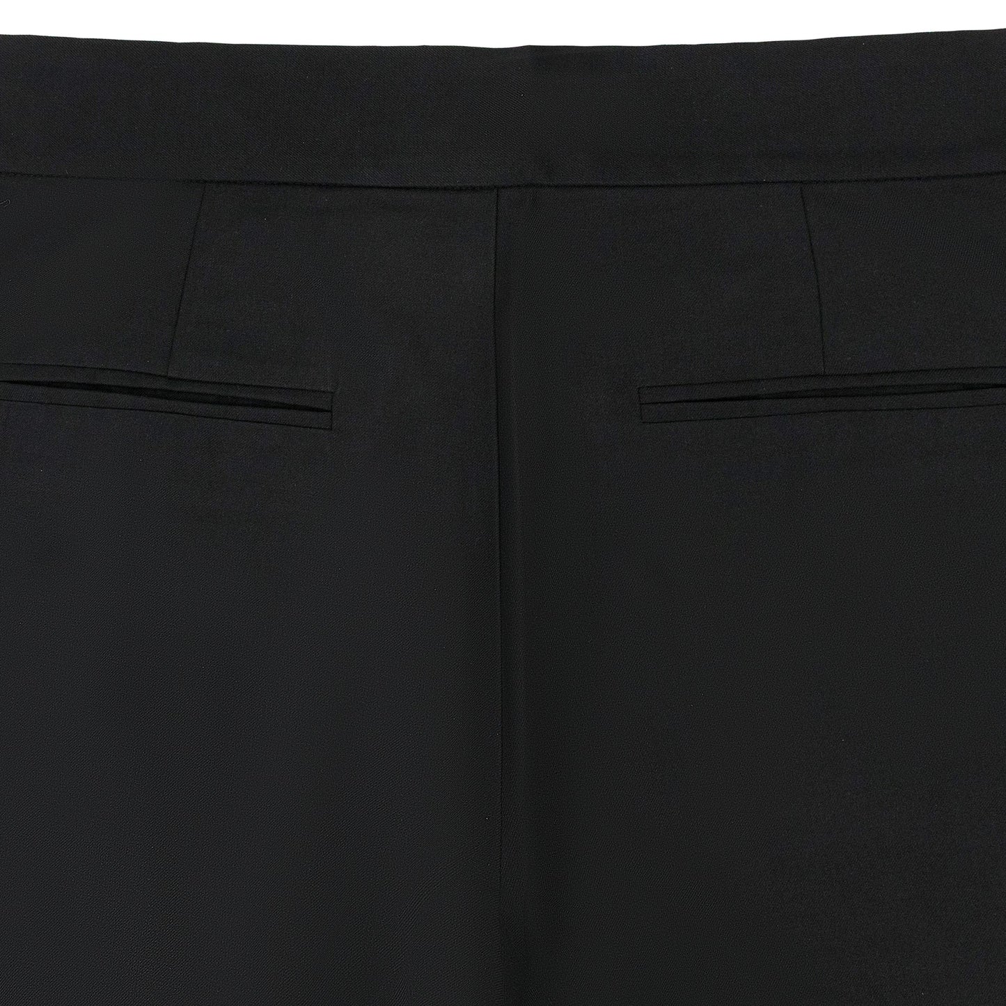 BLACK LA PLUME TROUSERS
