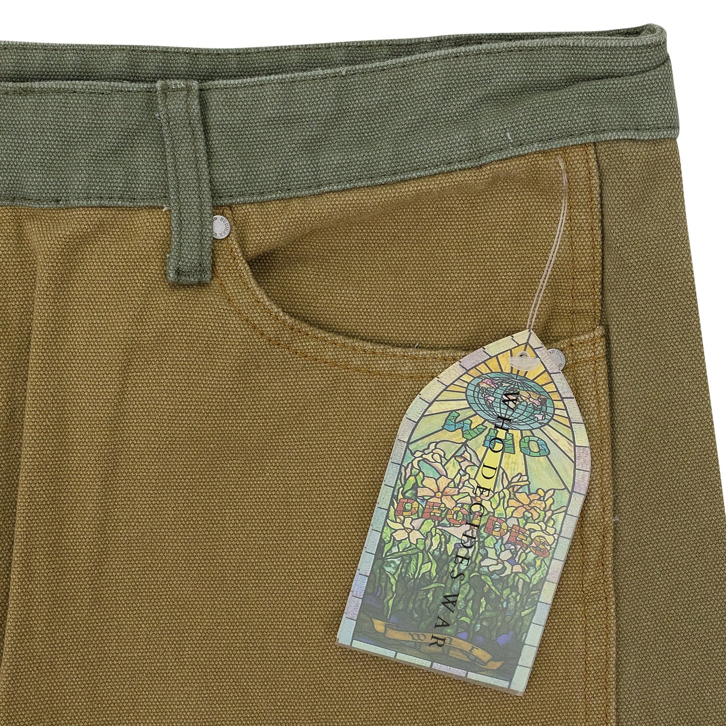 GREEN UPCYCLED RELAXED-FIT JEANS