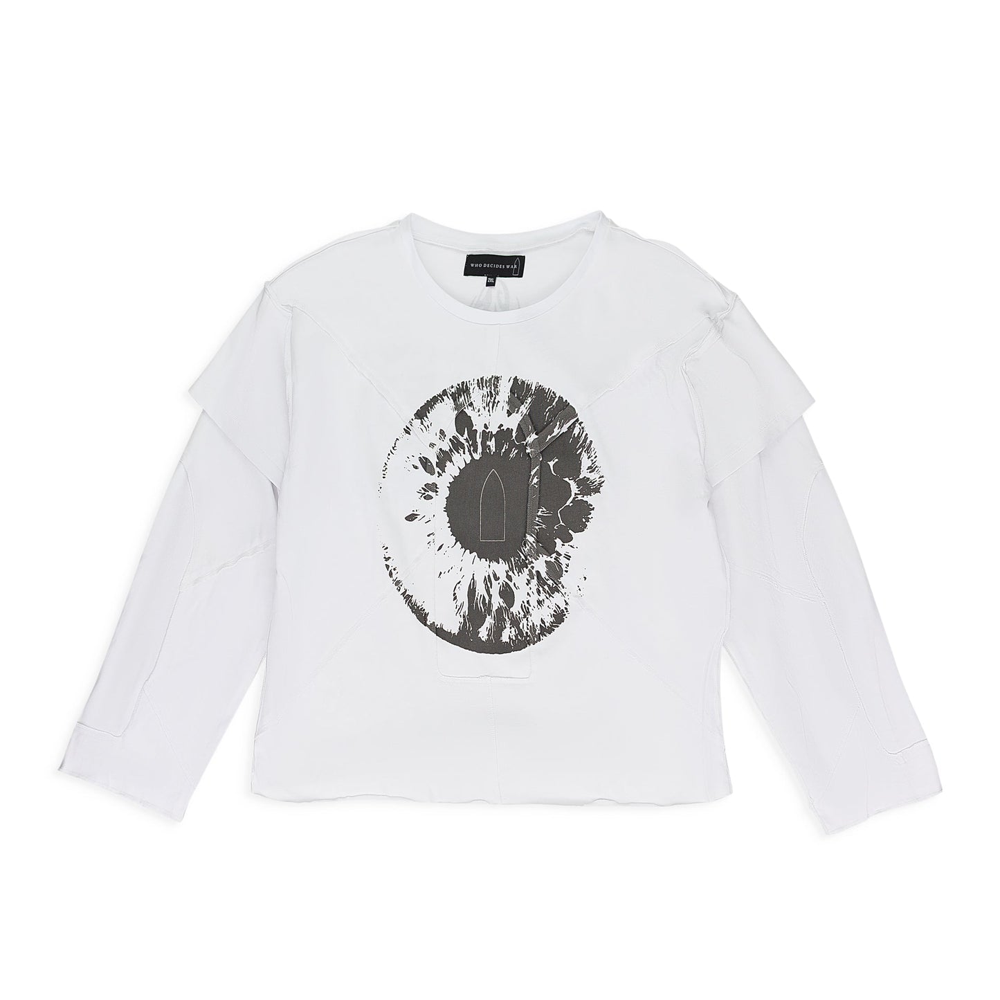 WHITE EYE WINGED LOGO LS T-SHIRT