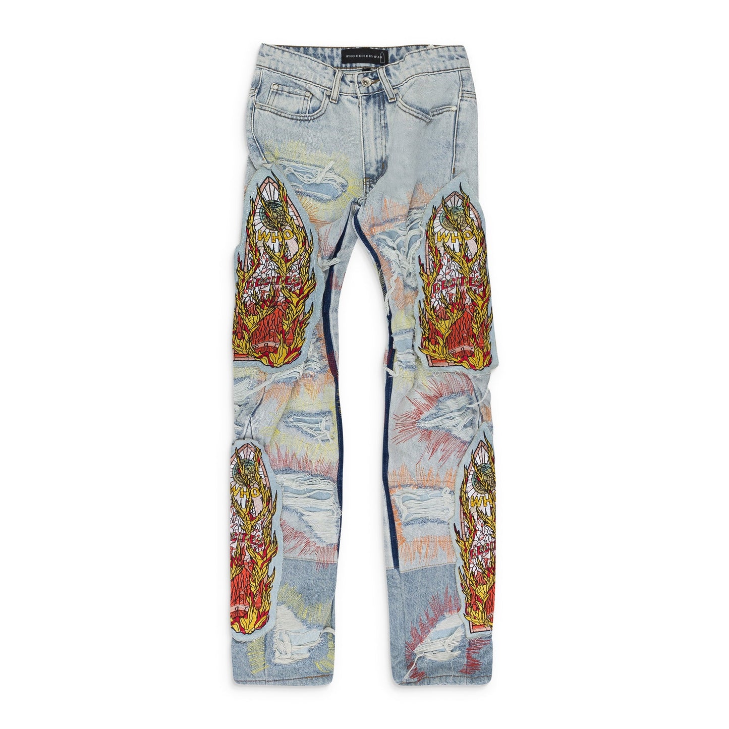BLUE BARRAGE STRAIGHT JEANS