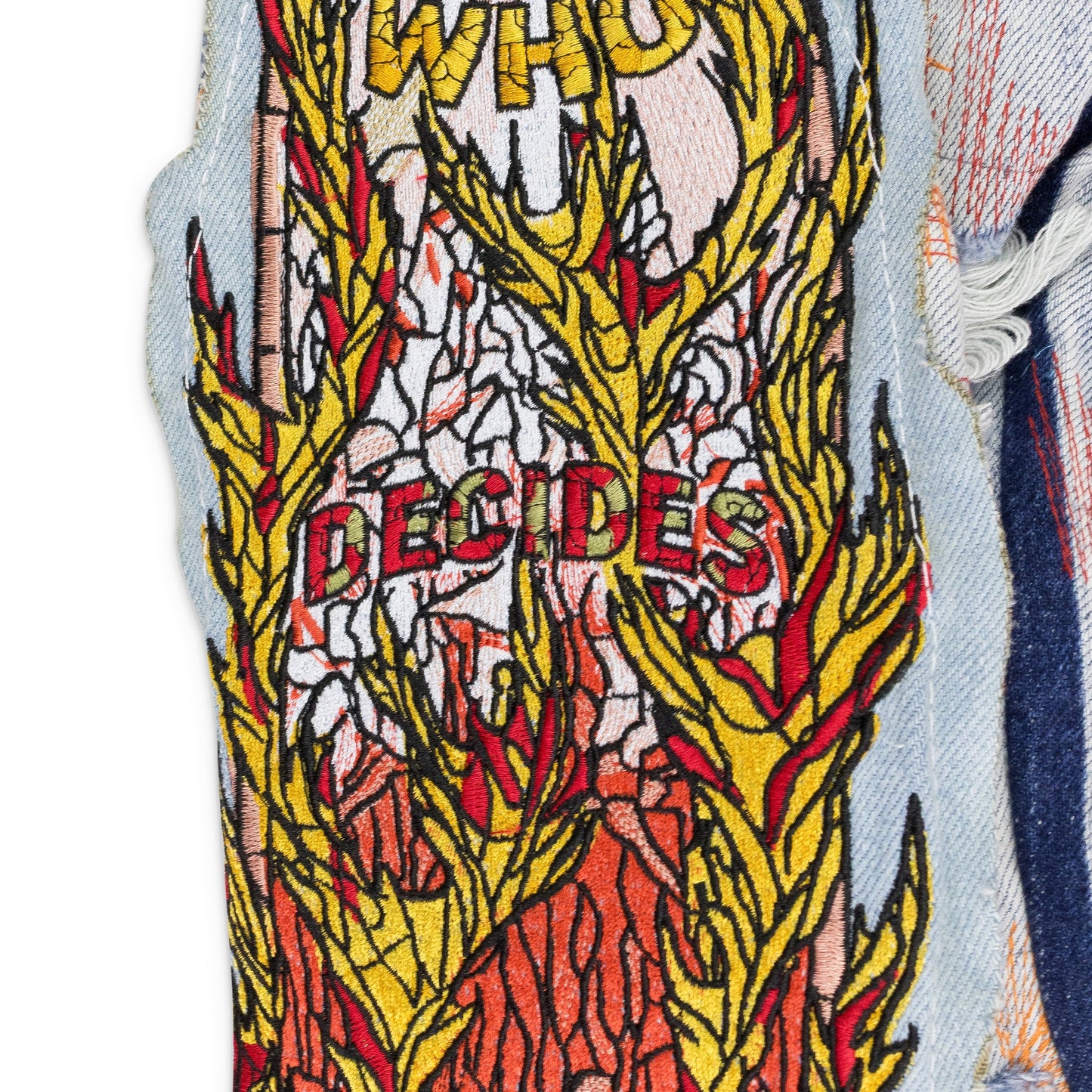 BLUE BARRAGE STRAIGHT JEANS