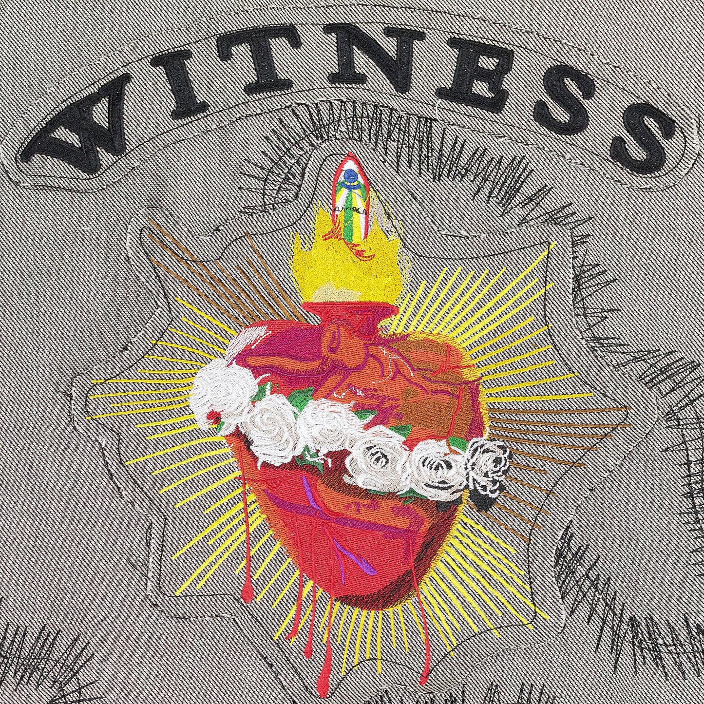 SILVER NAMESAKE VARSITY JACKET