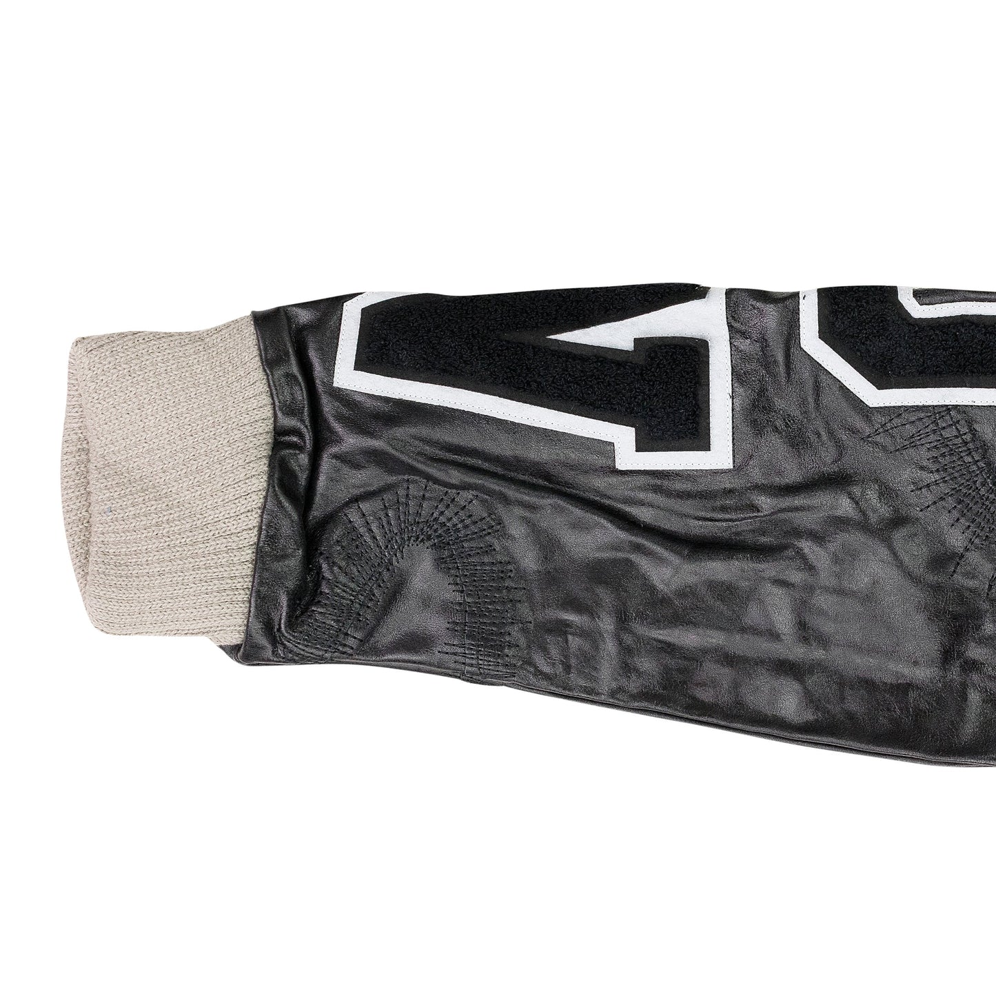 SILVER NAMESAKE VARSITY JACKET