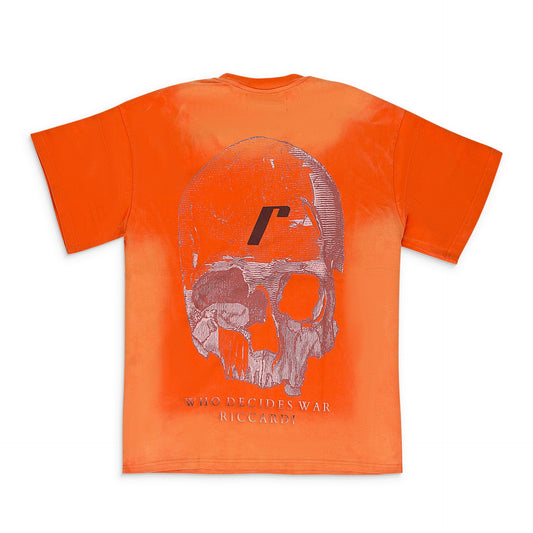 ORANGE SKULL T-SHIRT