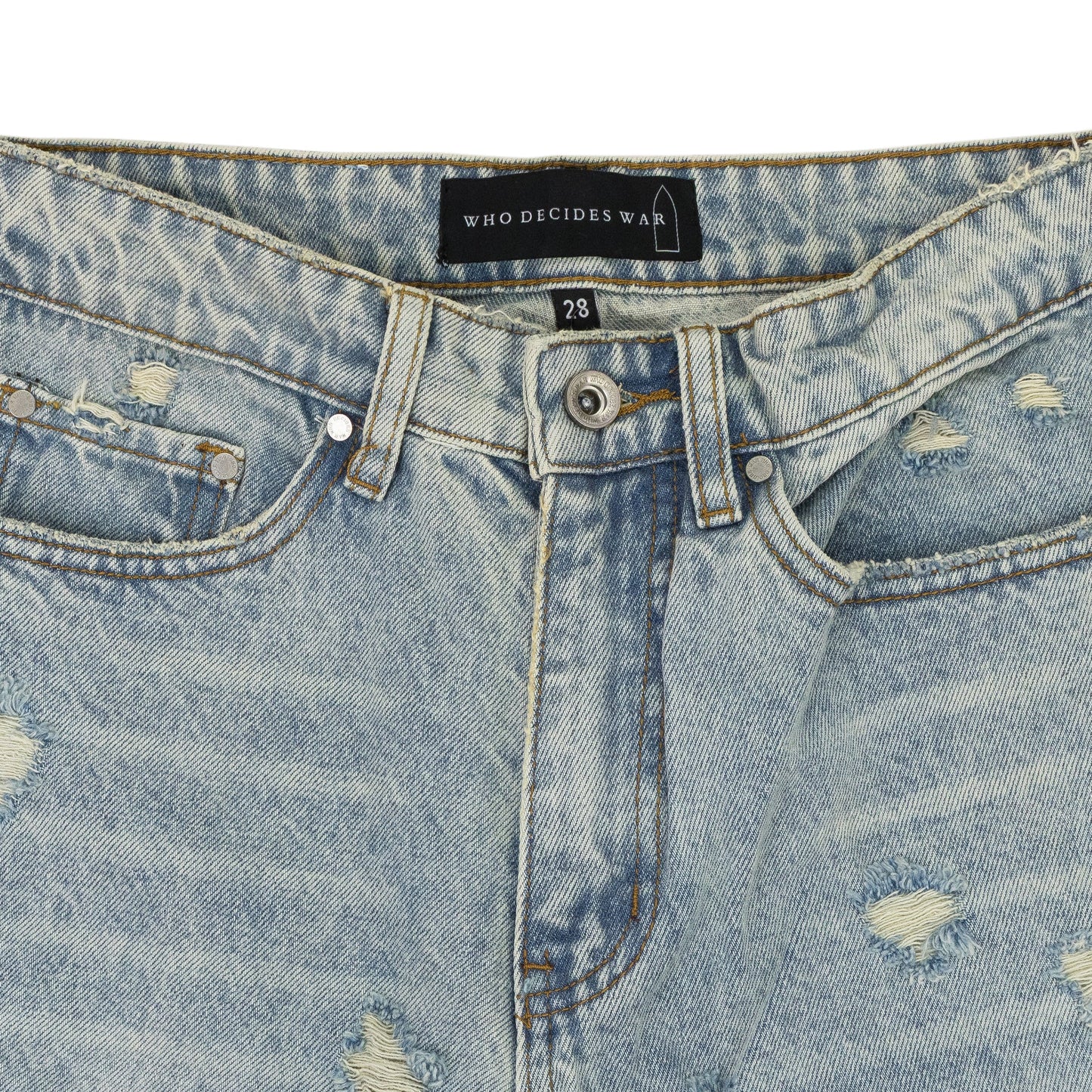 BLUE GNARLY STRAIGHT-FIT JEANS