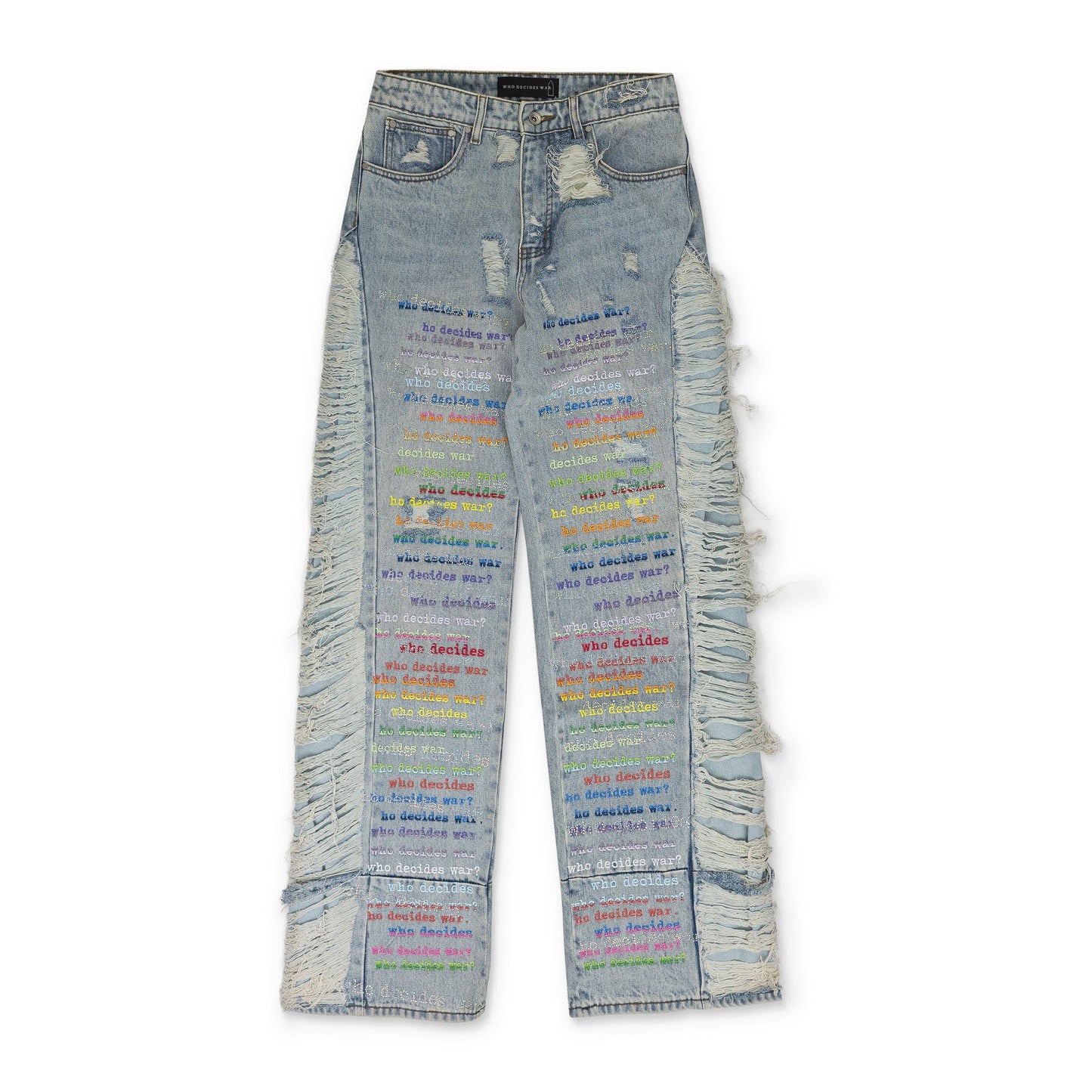 BLUE ROYGBIV STRAIGHT-FIT JEANS