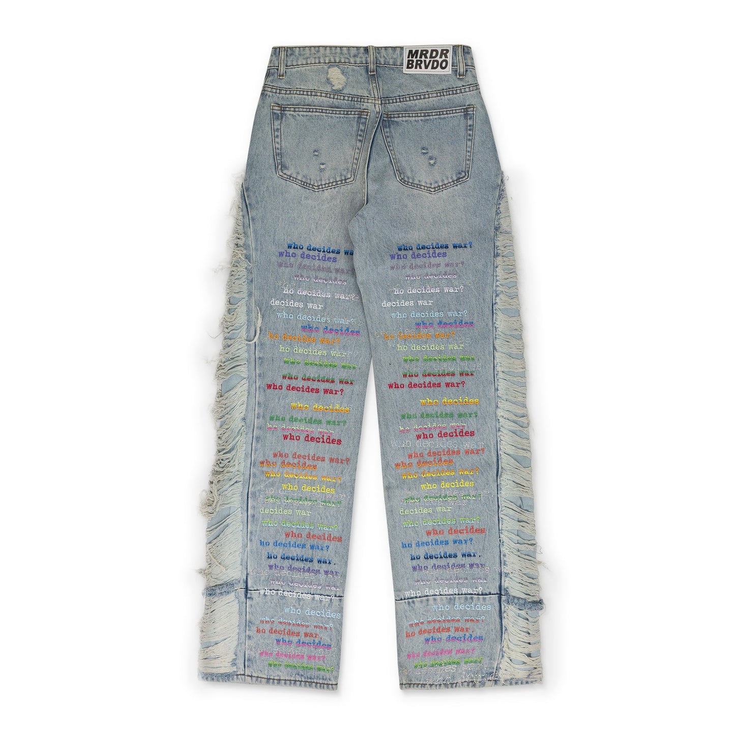 BLUE ROYGBIV STRAIGHT-FIT JEANS