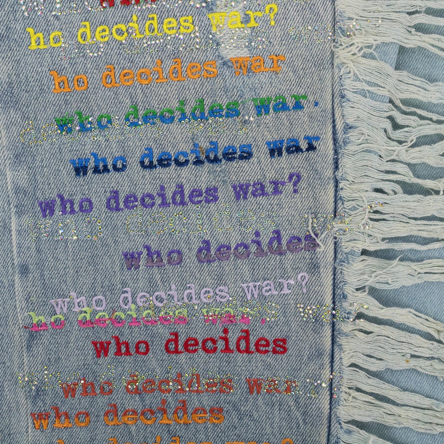 BLUE ROYGBIV STRAIGHT-FIT JEANS