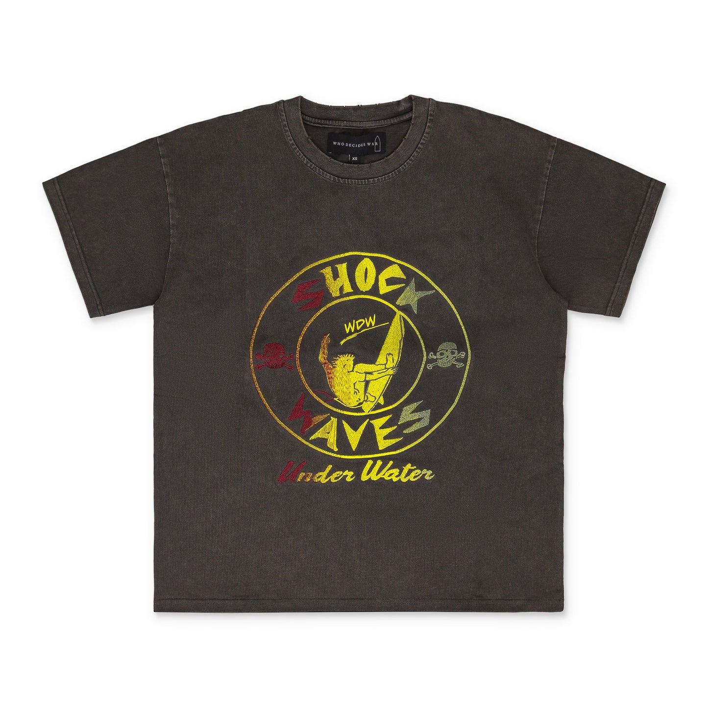 BLACK SHOCK WAVES JERSEY T-SHIRT