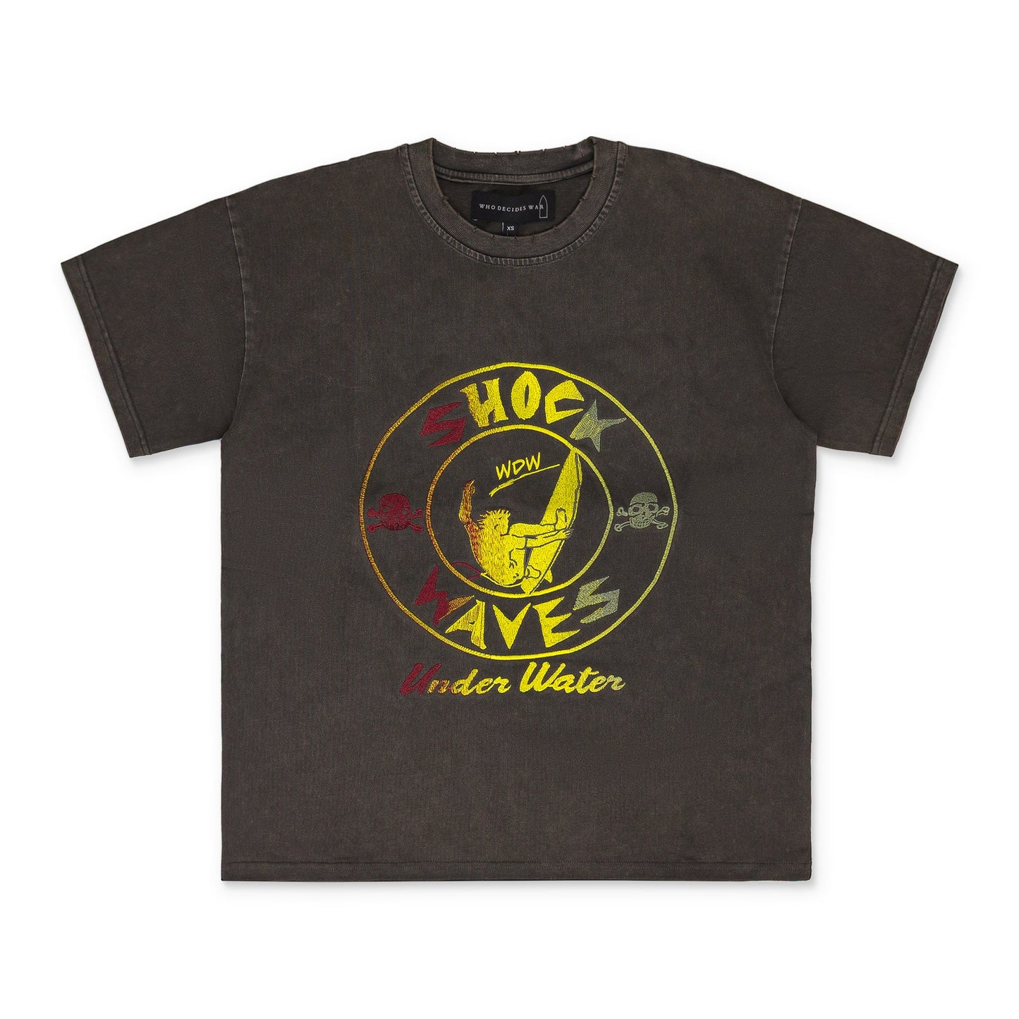 BLACK SHOCK WAVES JERSEY T-SHIRT