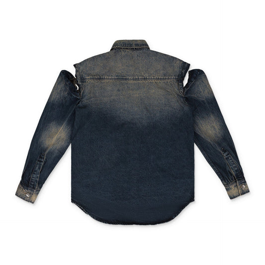 INDIGO GRADIENT BUTTON-DOWN SHIRT