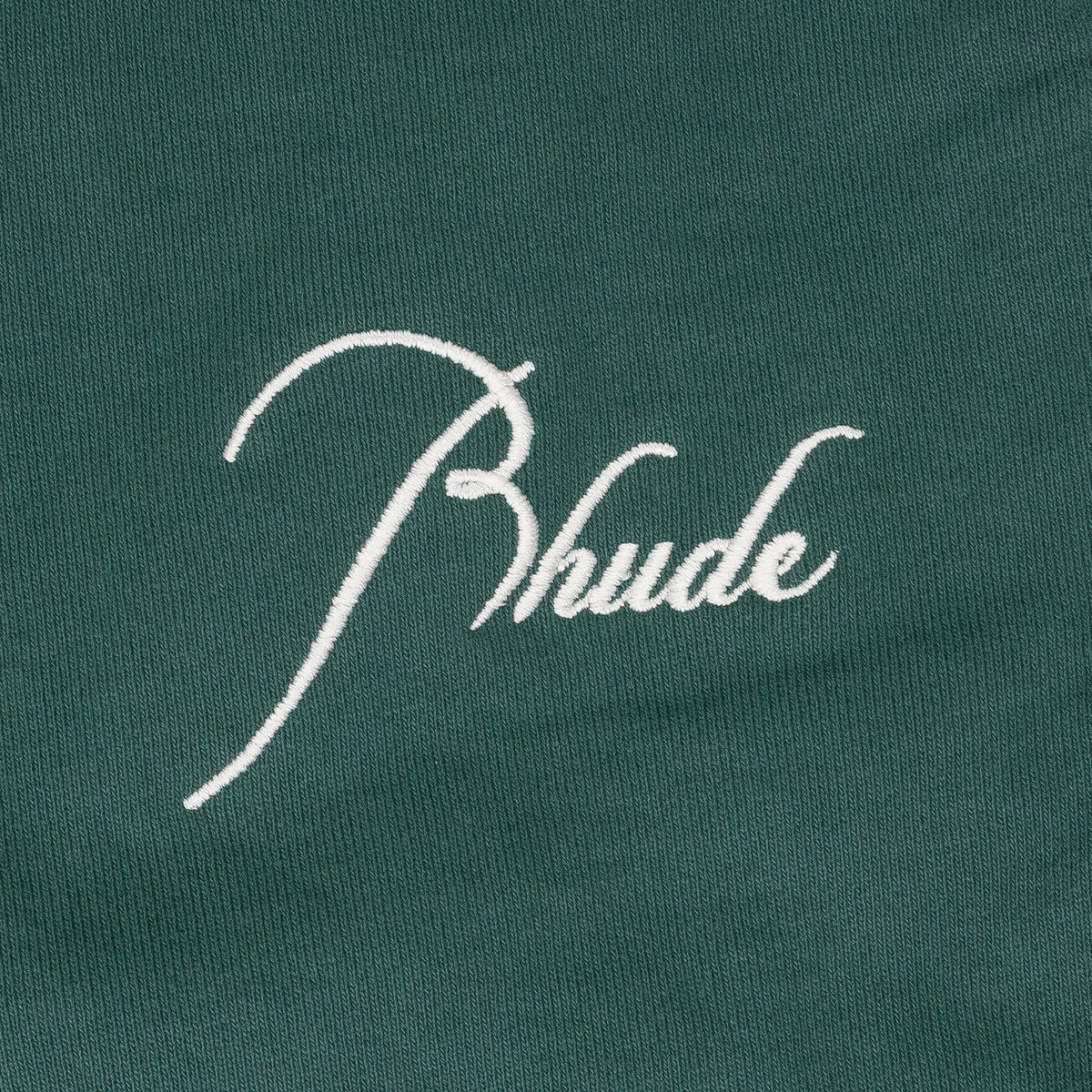GREEN TERRY SWEATPANTS