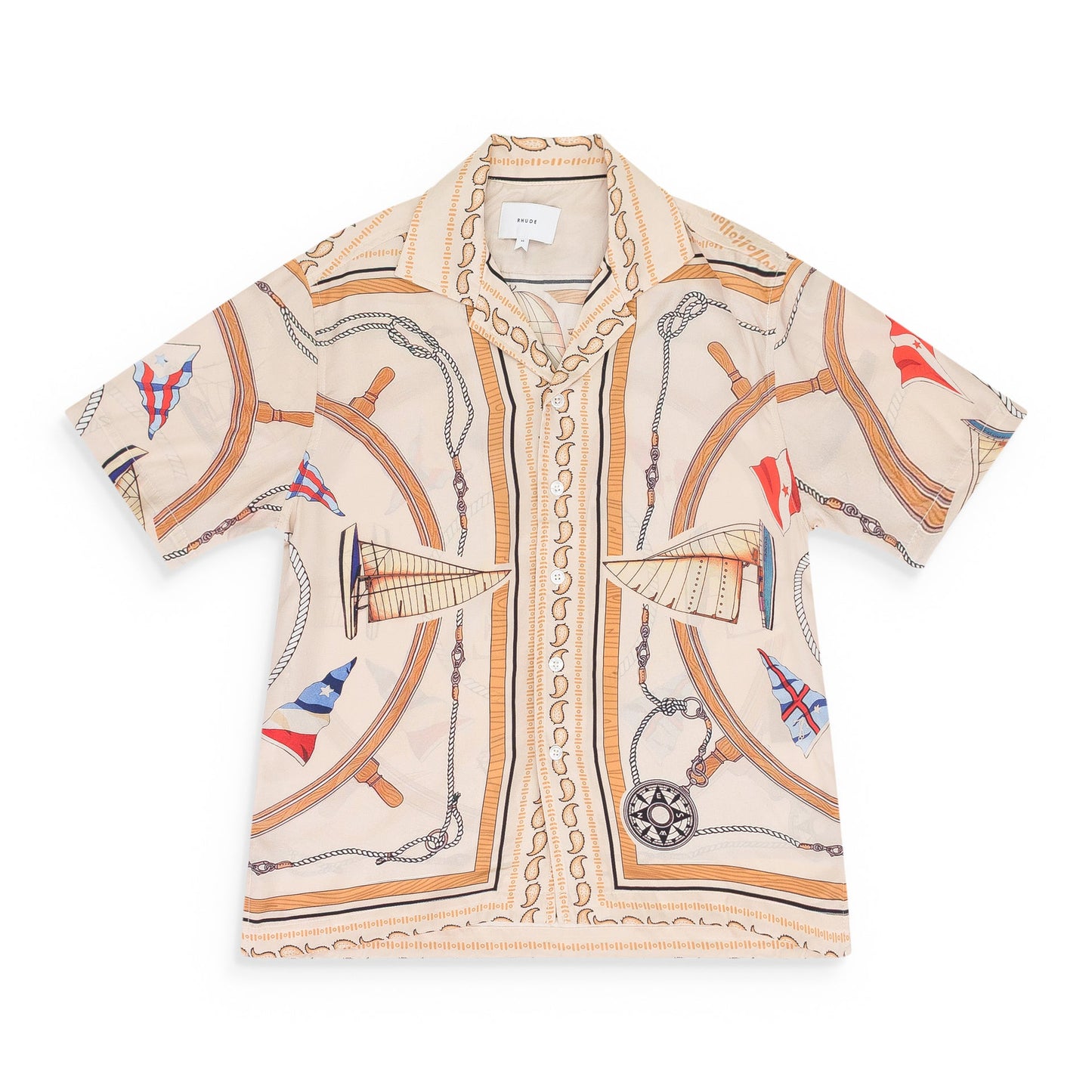 MULTICOLOR NAUTICA SILK BUTTON-DOWN SHIRT