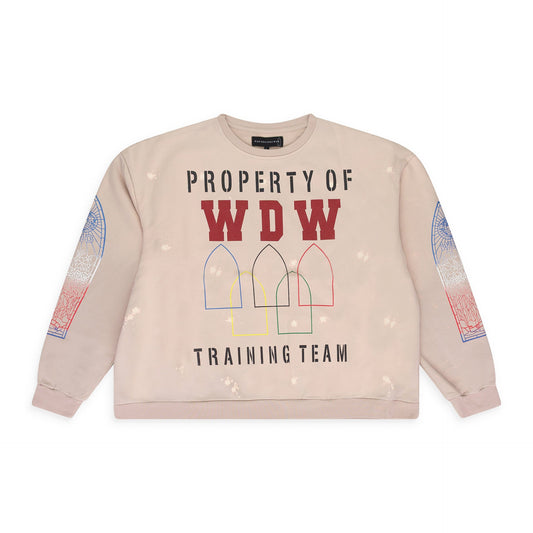 SILVER TRAINING CREWNECK SWEATER