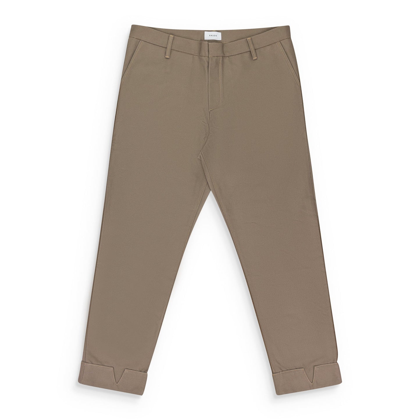 GRAY SLIM CUFF TRACK PANTS