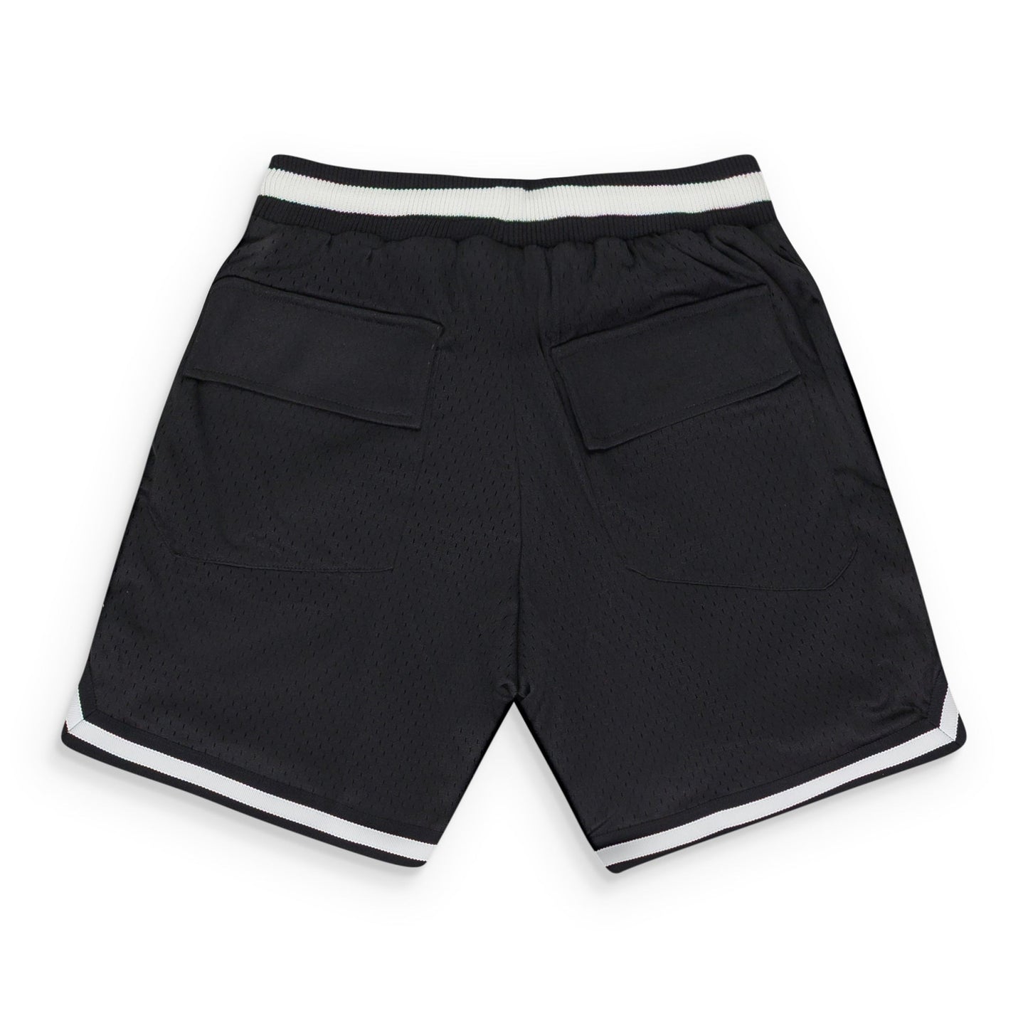 BLACK COURT LOGO SHORT SHORTS