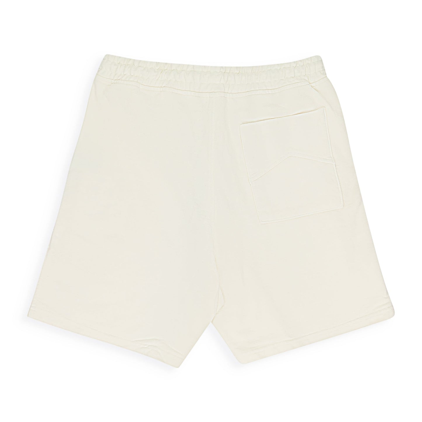 WHITE TERRY SHORTS