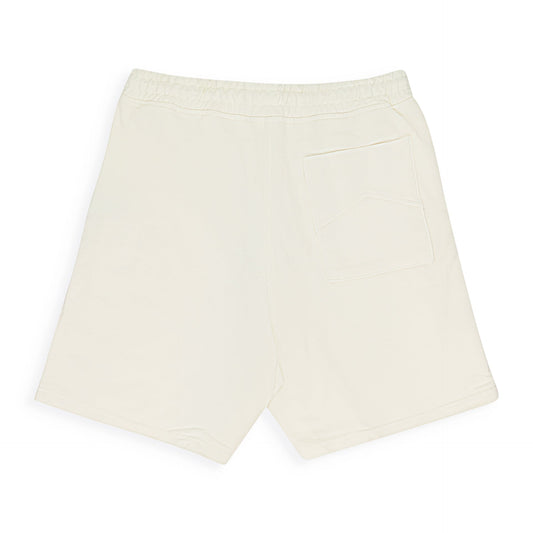 WHITE TERRY SHORTS