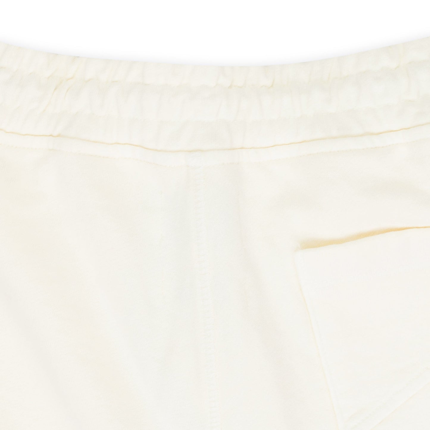 WHITE TERRY SHORTS
