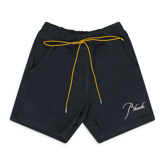 BLACK TERRY SHORTS