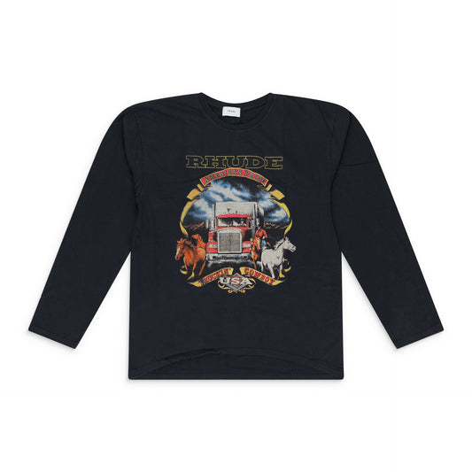 BLACK RHONDA HELMET HOODIE