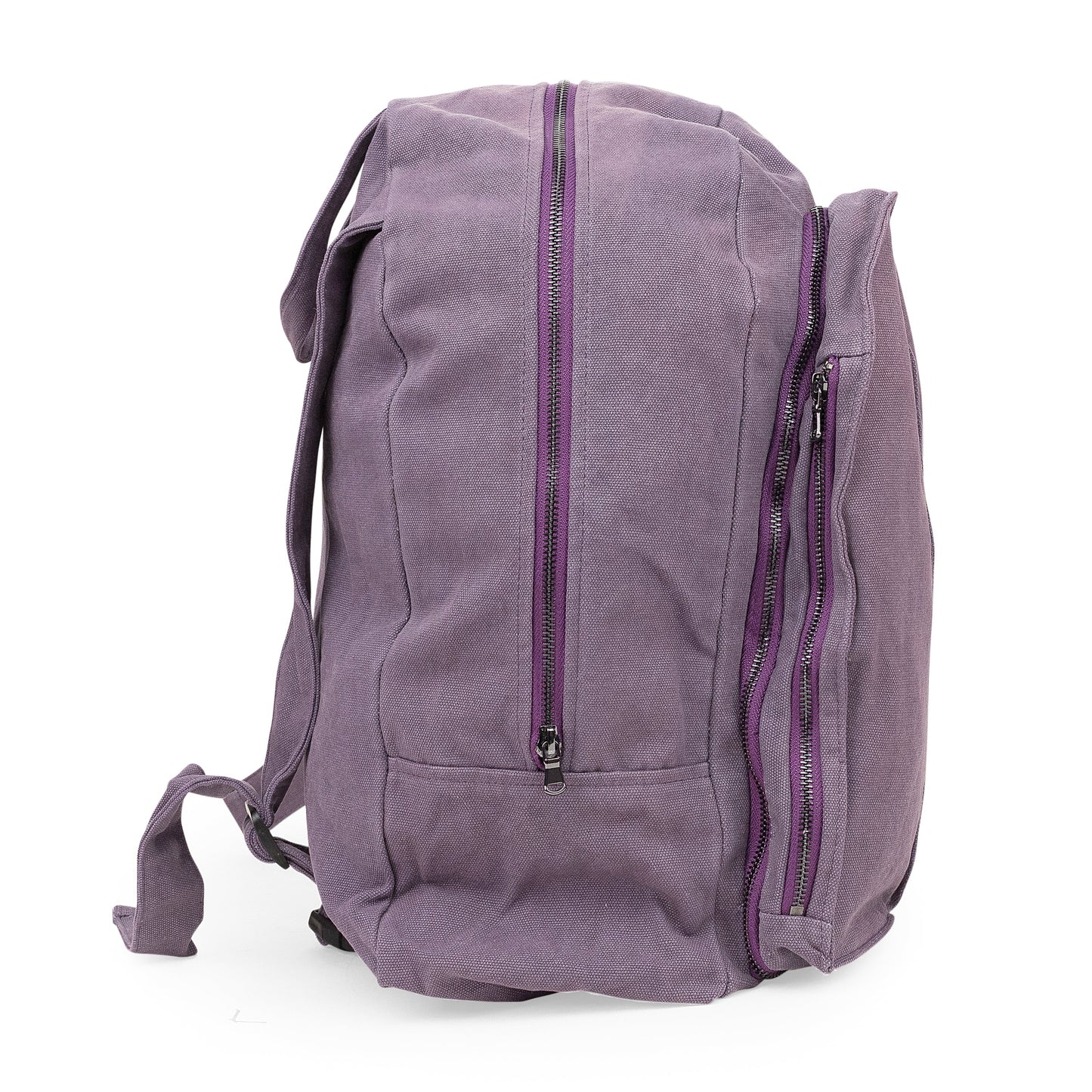 VIOLET POCKETED BOOK MESSENGER BAG