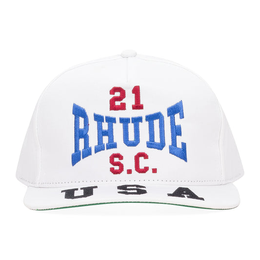 WHITE RSC BASEBALL CAP