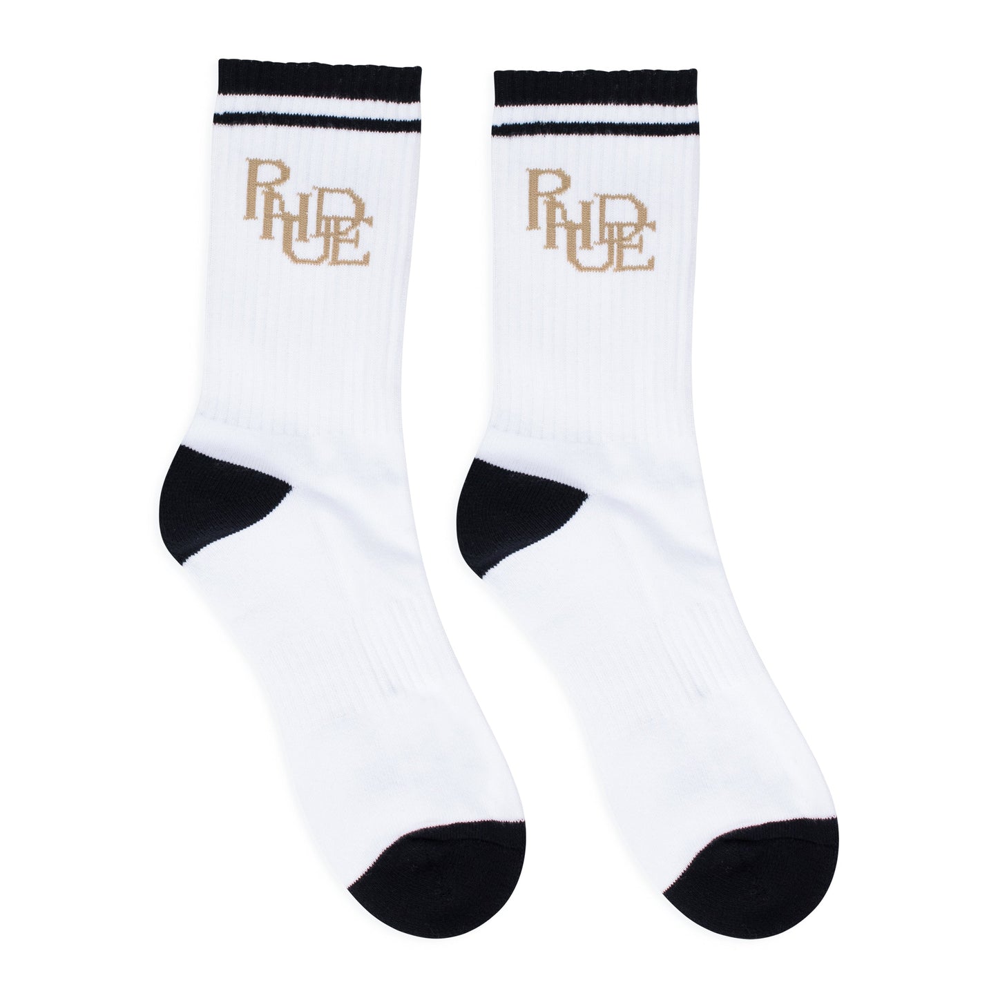 WHITE SCRIBBLE LOGO SOCKS