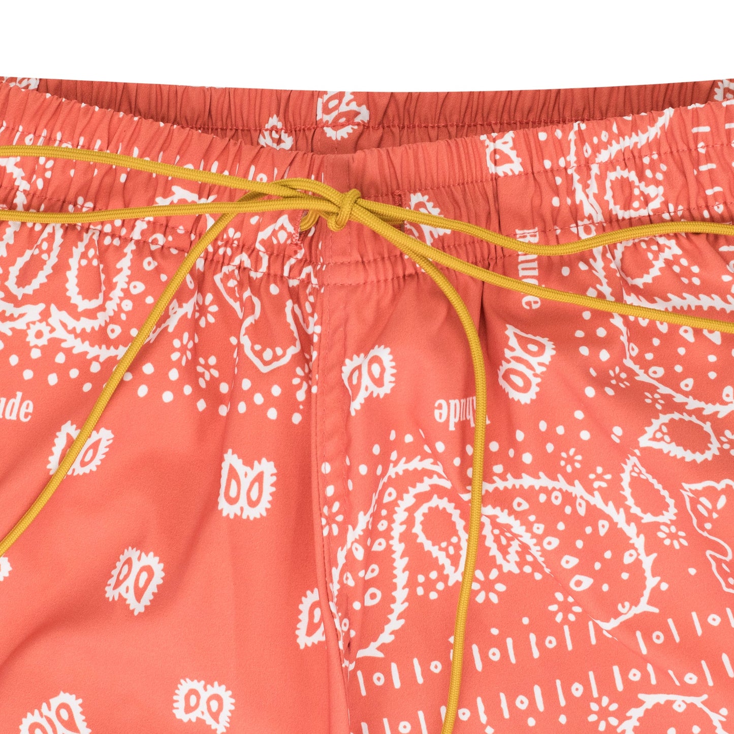 ORANGE BANDANA SHORTS