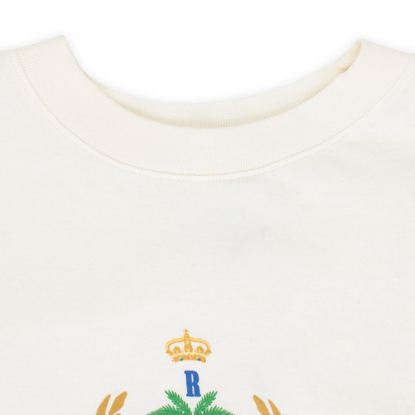 WHITE EAST HAMPTON CREST T-SHIRT