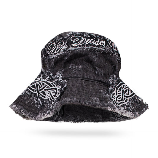 BLACK CROWN OF THORNS BUCKET HAT