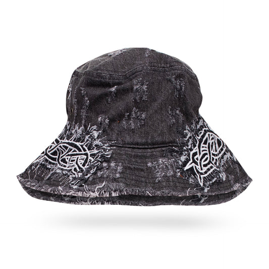 BLACK CROWN OF THORNS BUCKET HAT