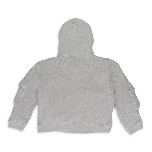 GRAY MULTI POCKET SWEATSHIRT