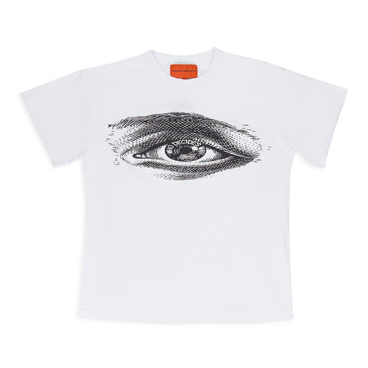 WHITE EYE JERSEY T-SHIRT