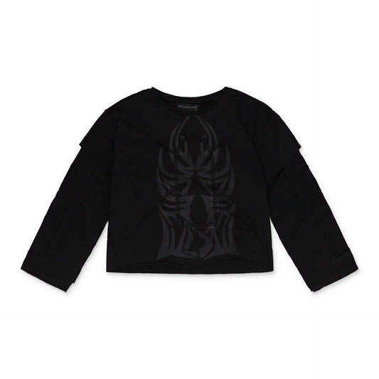 BLACK WINGED GRADIENT LS T-SHIRT