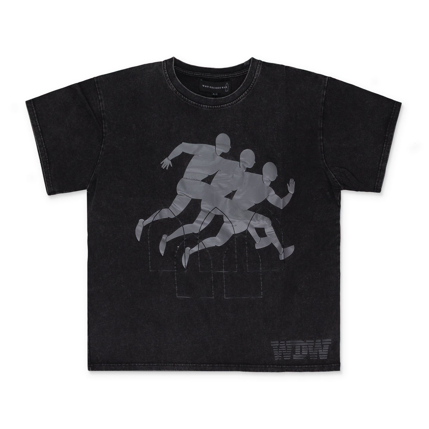 BLACK HURDLE SHORT SLEEVE T-SHIRT