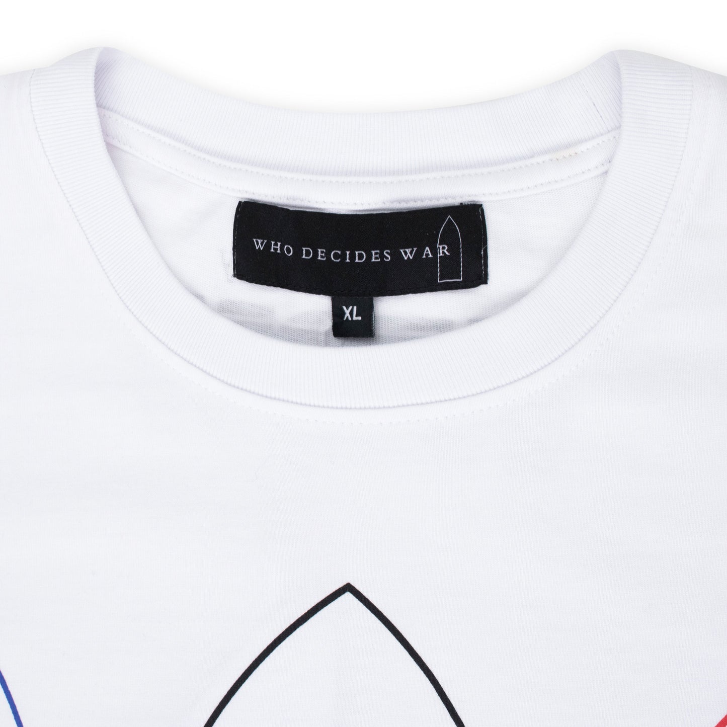 WHITE INTERWOVEN WINDOWS T-SHIRT