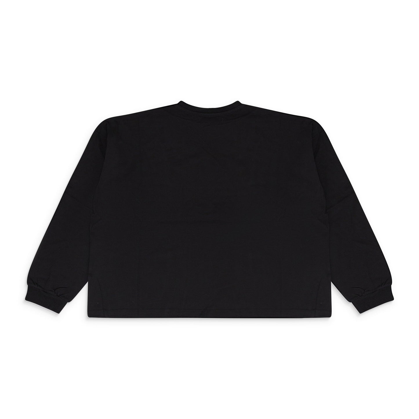 BLACK CREST CREWNECK SWEATSHIRT