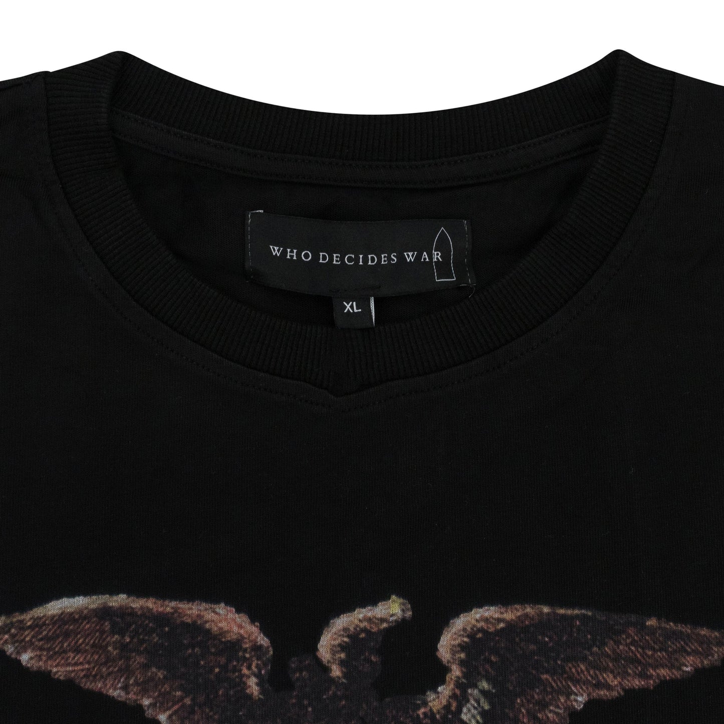 BLACK CREST CREWNECK SWEATSHIRT