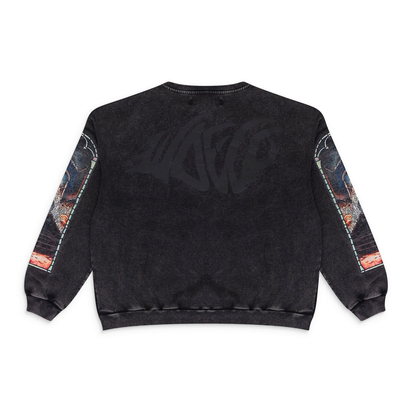 GRAY DESCENT CREWNECK SWEATER