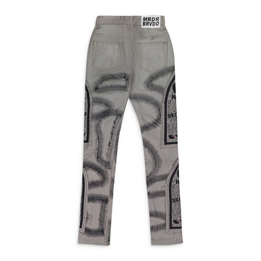 SILVER FUSION STRAIGHT-FIT JEANS