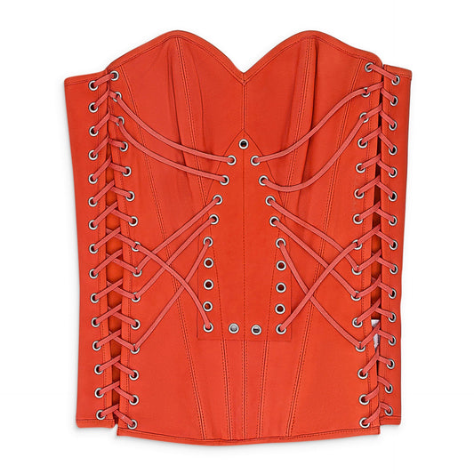 ORANGE WINDOW LONGLINE CORSET