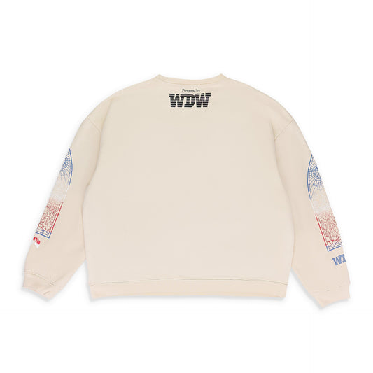 IVORY INTERTWINED WINDOWS HOODIE