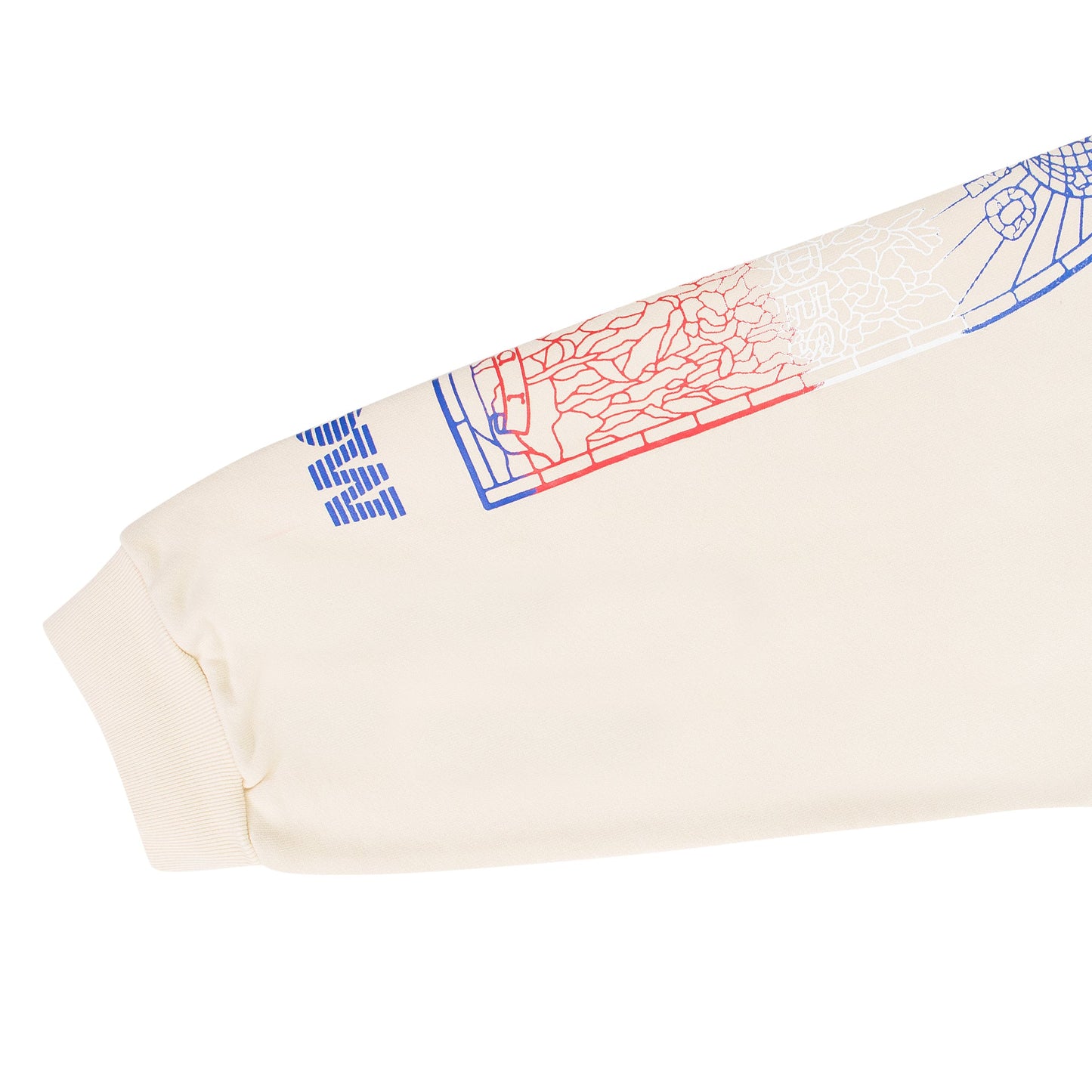 IVORY INTERTWINED WINDOWS HOODIE