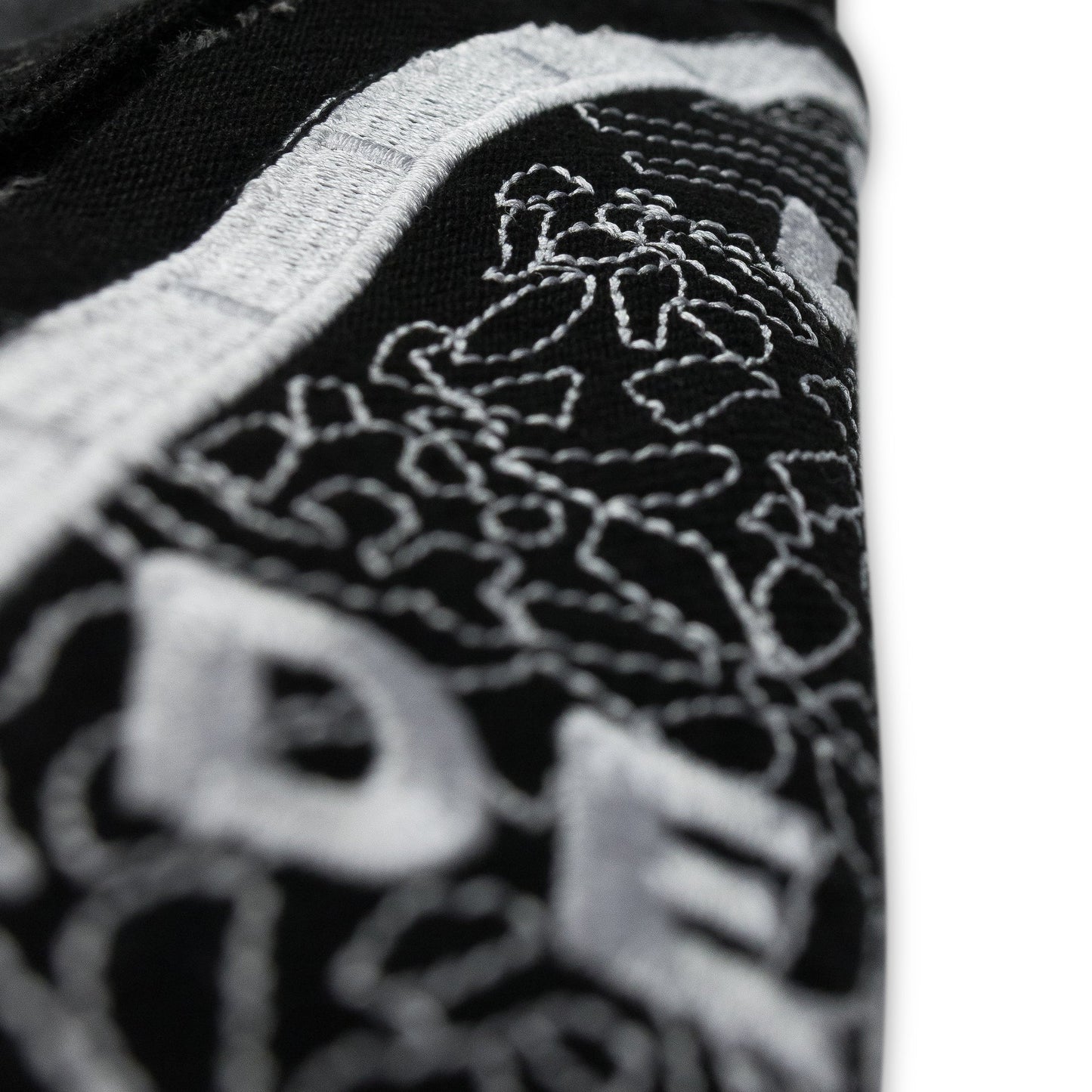 BLACK MRDR MOTO STRAIGHT-FIT JEANS