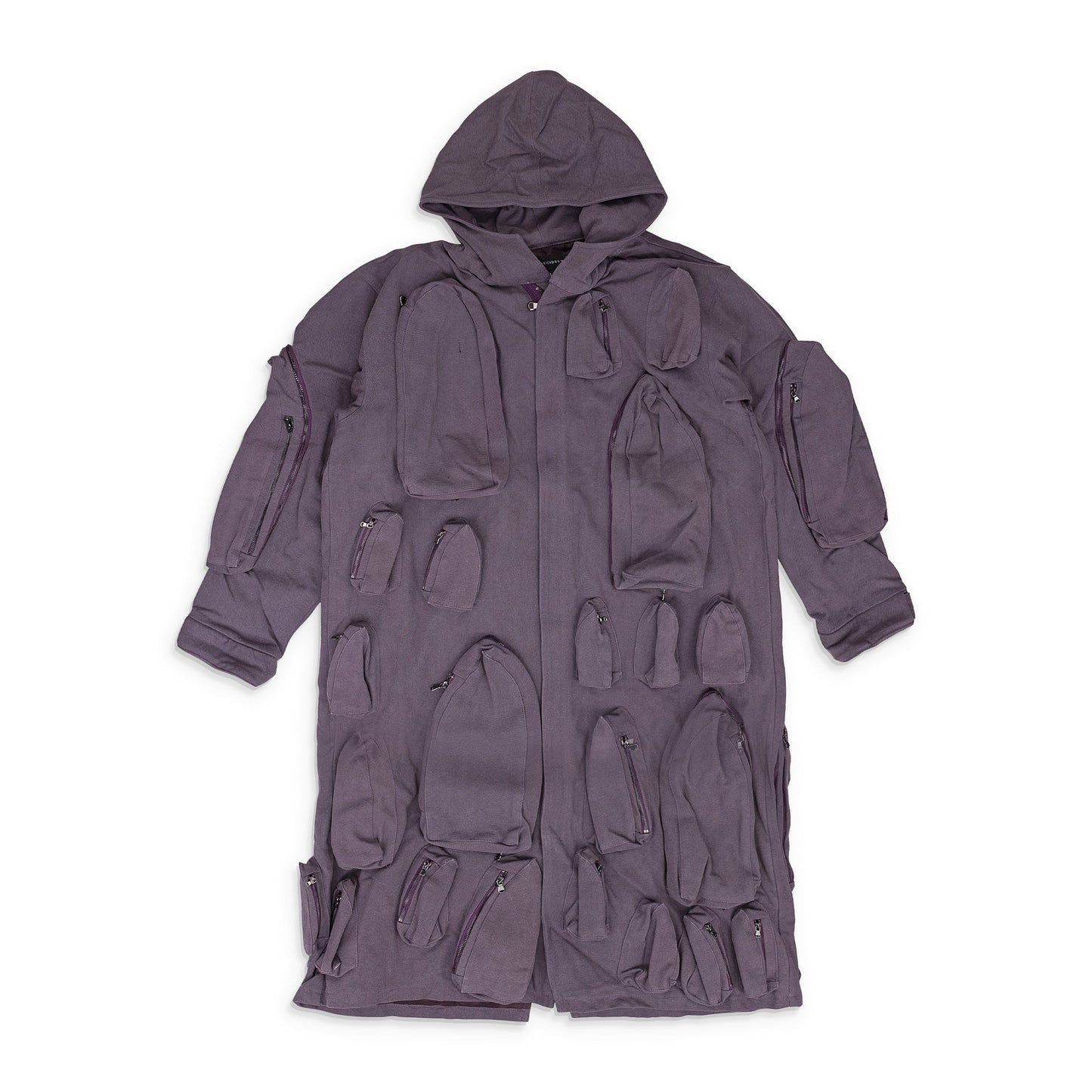 VIOLET FLOOR LENGTH TRENCH COAT