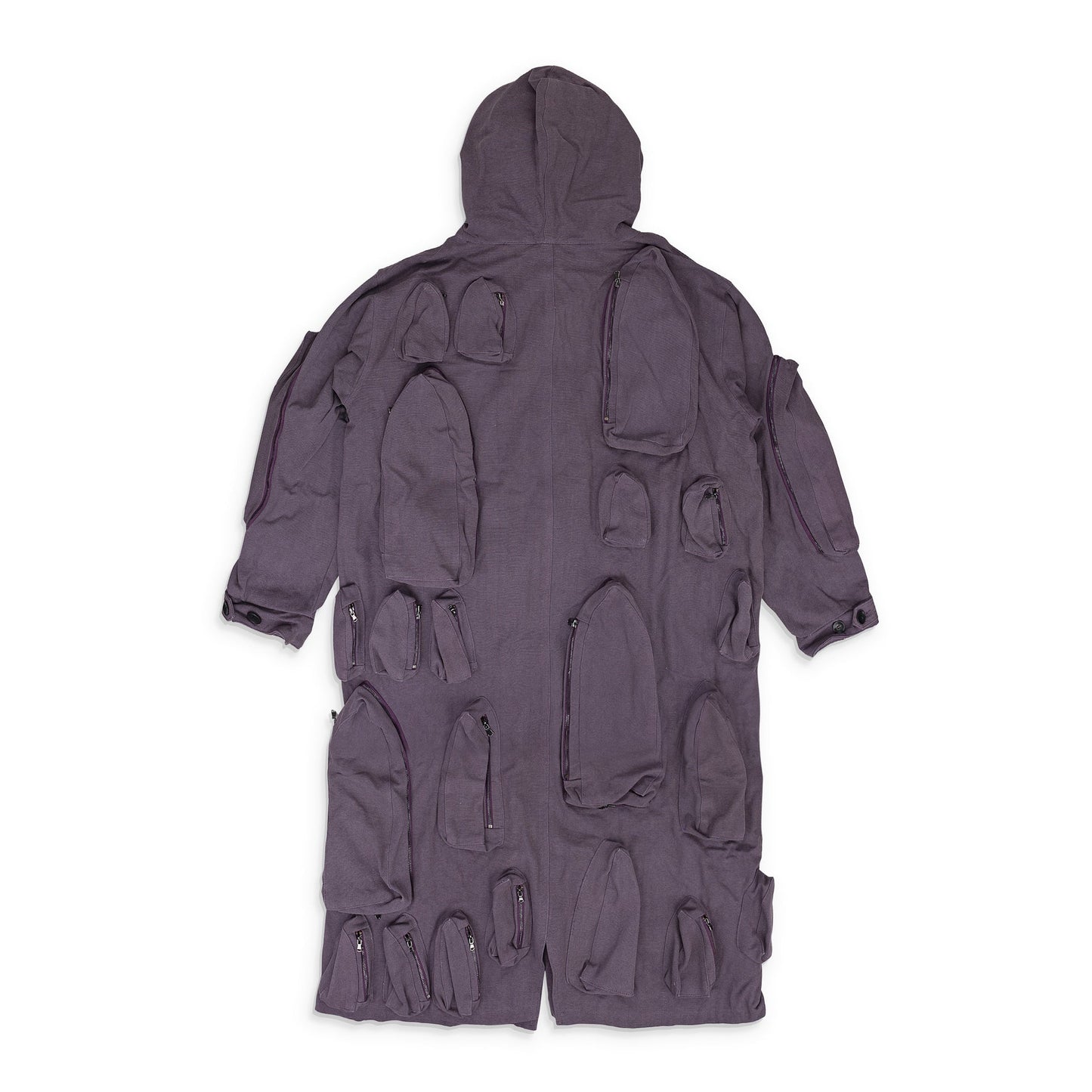 VIOLET FLOOR LENGTH TRENCH COAT