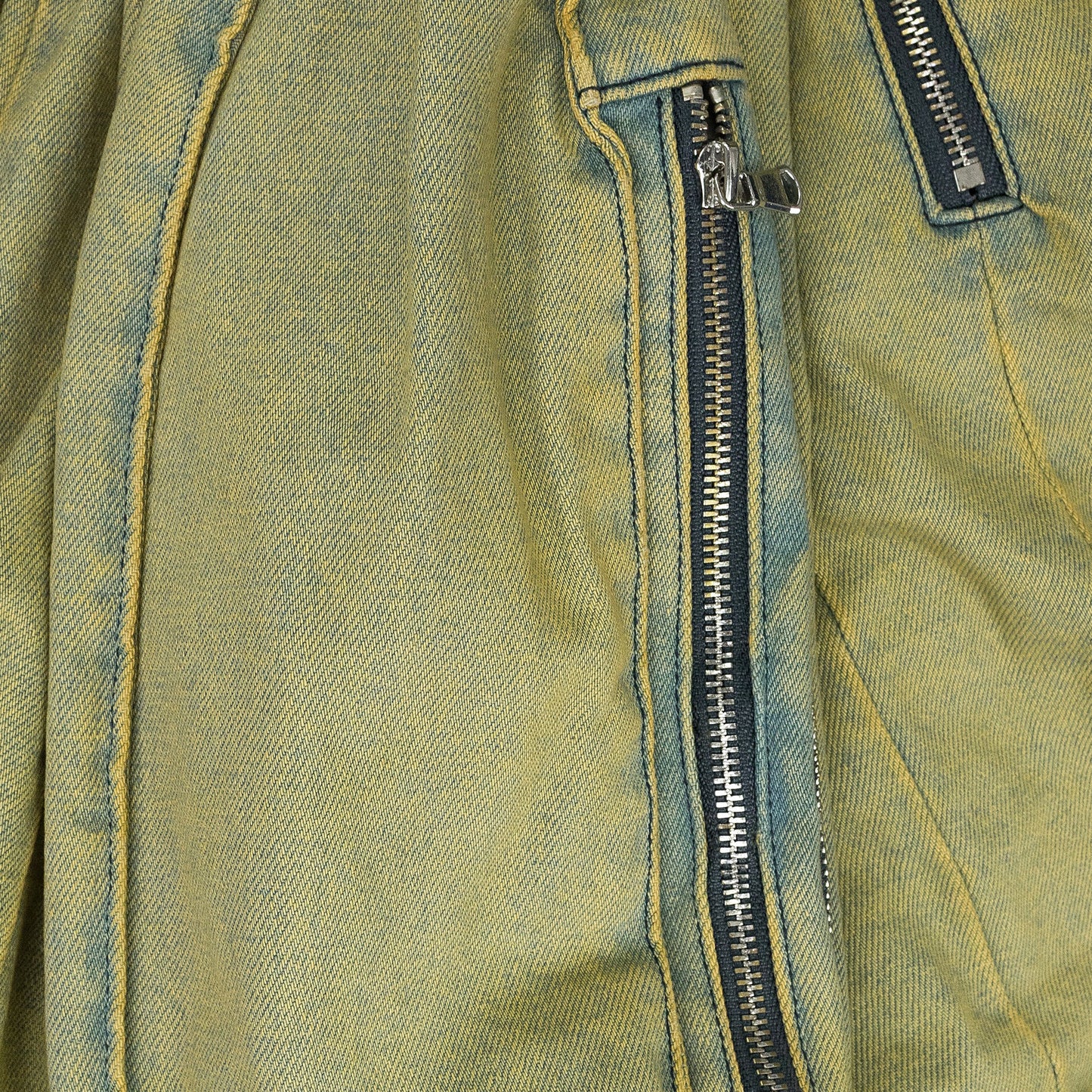 GREEN WINDOW POCKET CARGO MAXI SKIRT