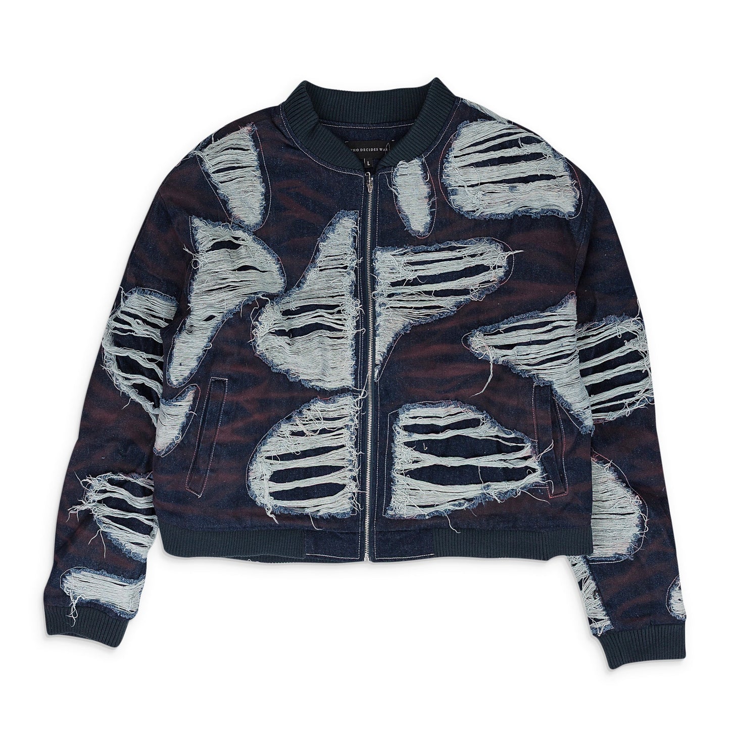 INDIGO INDY WASH BOMBER